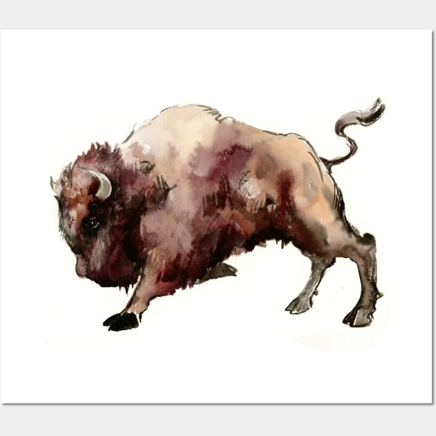 Bison Wall Art by surenart